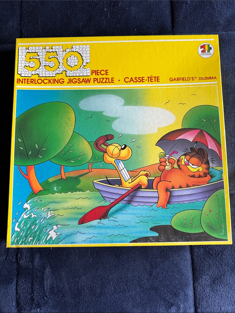550 piece Vintage Garfield jigsaw puzzle